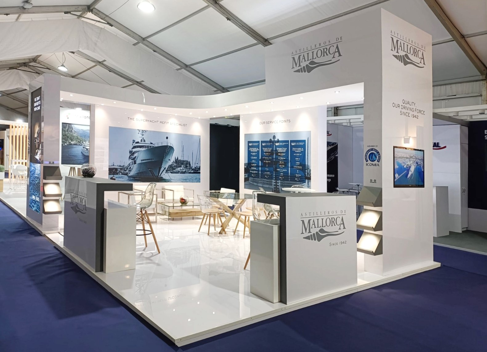 eventuris stand astilleros de mallorca